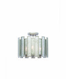 Kalco - 505041TS - Three Light Semi Flush Mount - Palisade - Tarnished Silver