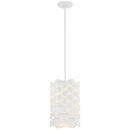 George Kovacs - P1301-655-L - LED Mini Pendant - Coastal Current - Sand White