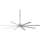 Minka Aire - F896-84-BNW - 84"Outdoor Ceiling Fan - Xtreme H2O - Brushed Nickel Wet