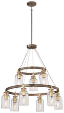 Minka-Lavery - 4559-588 - Nine Light Chandelier - Morrow - Bronze