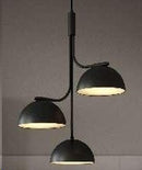 Lámpara de Techo Colgante 3xE27–40W Acabado Negro.