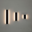 LÁMPARA DE PARED EXTERIOR DECORATIVA LED, 20W, EMITE 1300LM, TONALIDAD DE 3000K, CRI80, 100-240V, 50-60HZ, GRADO DE PROTECCION IP65, ACABADO NEGRO.