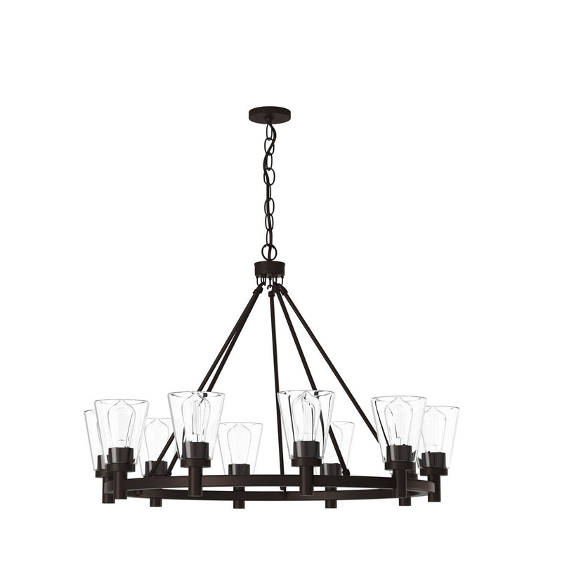 Artcraft Canada - AC10760OB - Ten Light Chandelier - Clarence - Oil Rubbed Bronze