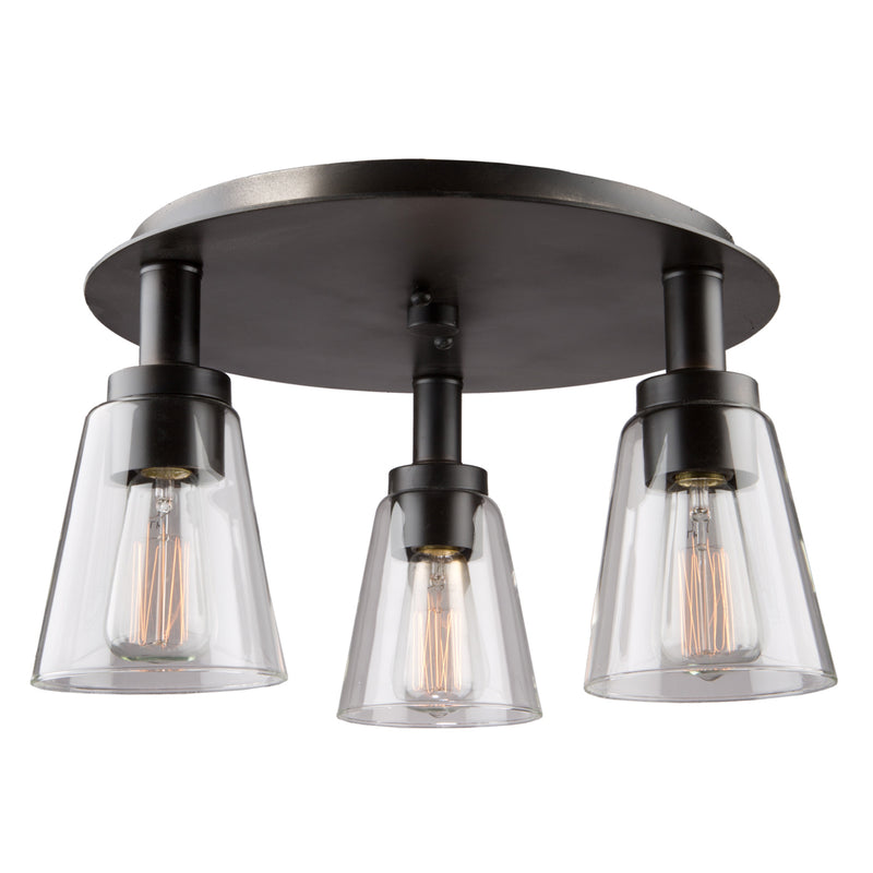 Artcraft Canada - AC10768OB - Three Light Flush Mount - Clarence - Oil Rubbed Bronze