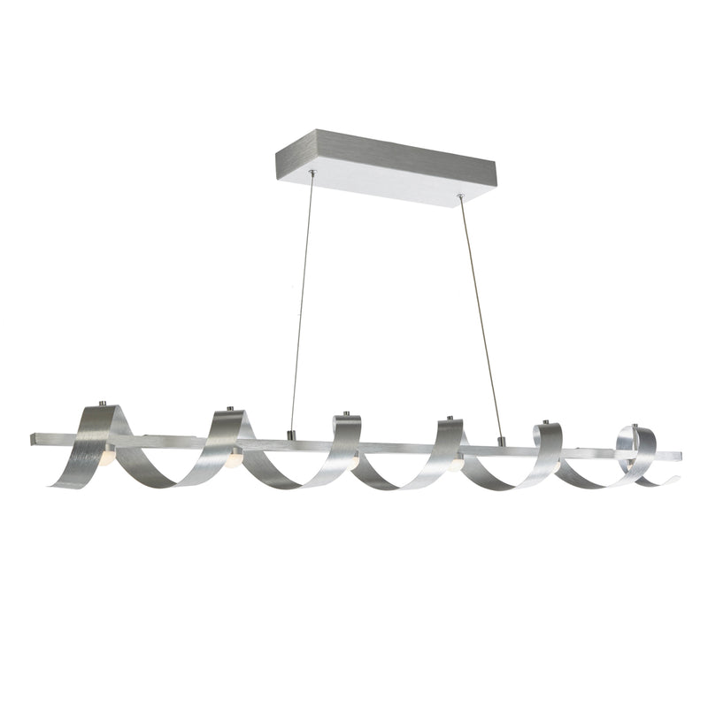 Artcraft Canada - AC7212BA - LED Island Pendant - Rolling Hills - Brushed Aluminum