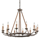 Troy Lighting - F6117-EB - 12 Light Chandelier - Cyrano - Earthern Bronze