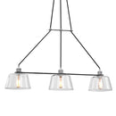 Troy Lighting - F6154-OS/PA - Three Light Island Pendant - Audiophile - Old Silver Polished Aluminum