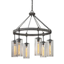 Troy Lighting - F5916 - Six Light Chandelier - Union Square - Graphite