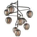 Troy Lighting - F4298-TBK/PN - Nine Light Chandelier - Odyssey - Texture Black