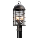Troy Lighting - P4435 - Three Light Post Lantern - Charlemagne - Aged Pewter