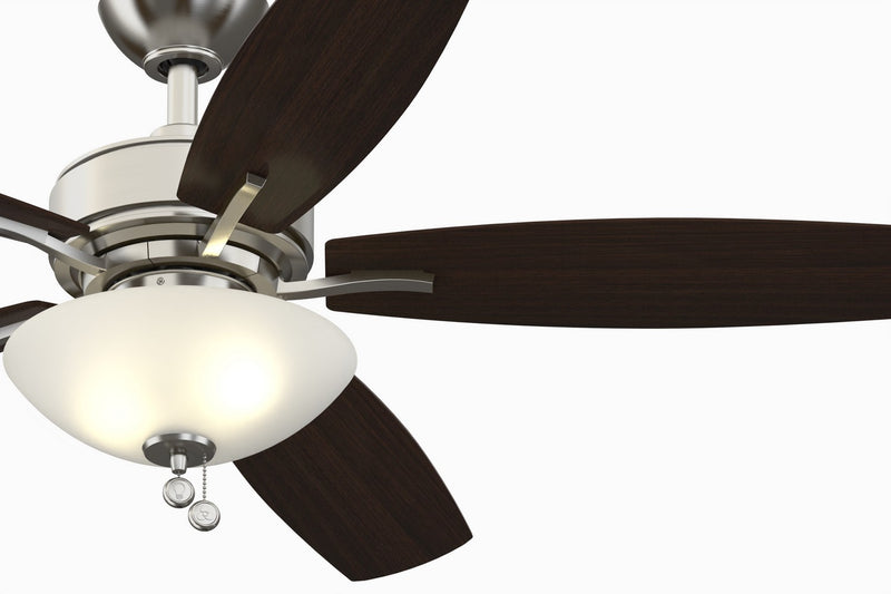 52"Ceiling Fan<br /><span style="color:#4AB0CE;">Entrega: 4-10 dias en USA</span><br /><span style="color:#4AB0CE;font-size:60%;">PREGUNTE POR ENTREGA EN PANAMA</span><br />Collection: Aire Deluxe<br />Finish: Brushed Nickel