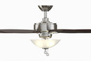 52"Ceiling Fan<br /><span style="color:#4AB0CE;">Entrega: 4-10 dias en USA</span><br /><span style="color:#4AB0CE;font-size:60%;">PREGUNTE POR ENTREGA EN PANAMA</span><br />Collection: Aire Deluxe<br />Finish: Brushed Nickel