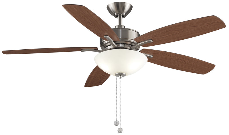 52"Ceiling Fan<br /><span style="color:#4AB0CE;">Entrega: 4-10 dias en USA</span><br /><span style="color:#4AB0CE;font-size:60%;">PREGUNTE POR ENTREGA EN PANAMA</span><br />Collection: Aire Deluxe<br />Finish: Brushed Nickel