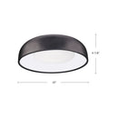 Kuzco Lighting - FM13120-BK - LED Flush Mount - Beacon - Black