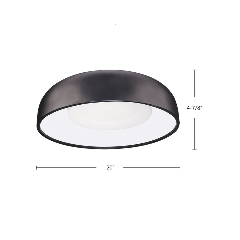 Kuzco Lighting - FM13120-BK - LED Flush Mount - Beacon - Black
