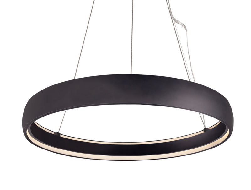 LED Pendant<br /><span style="color:#4AB0CE;">Entrega: 4-10 dias en USA</span><br /><span style="color:#4AB0CE;font-size:60%;">PREGUNTE POR ENTREGA EN PANAMA</span><br />Collection: Halo<br />Finish: Black