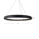 Kuzco Lighting - PD22753-BK - LED Pendant - Halo - Black