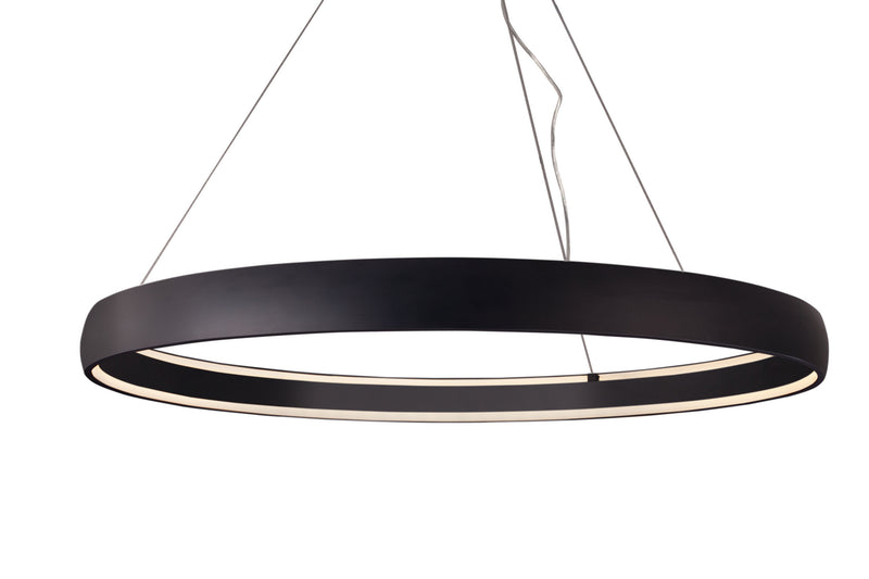LED Pendant<br /><span style="color:#4AB0CE;">Entrega: 4-10 dias en USA</span><br /><span style="color:#4AB0CE;font-size:60%;">PREGUNTE POR ENTREGA EN PANAMA</span><br />Collection: Halo<br />Finish: Black