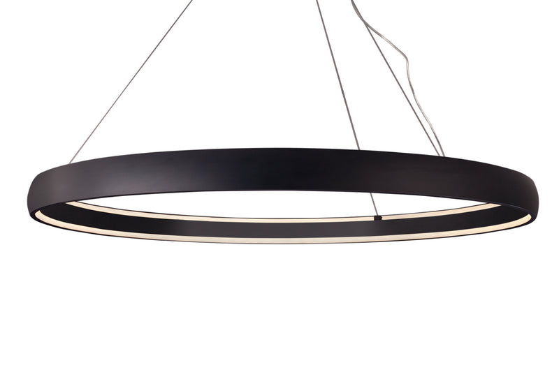 LED Pendant<br /><span style="color:#4AB0CE;">Entrega: 4-10 dias en USA</span><br /><span style="color:#4AB0CE;font-size:60%;">PREGUNTE POR ENTREGA EN PANAMA</span><br />Collection: Halo<br />Finish: Black