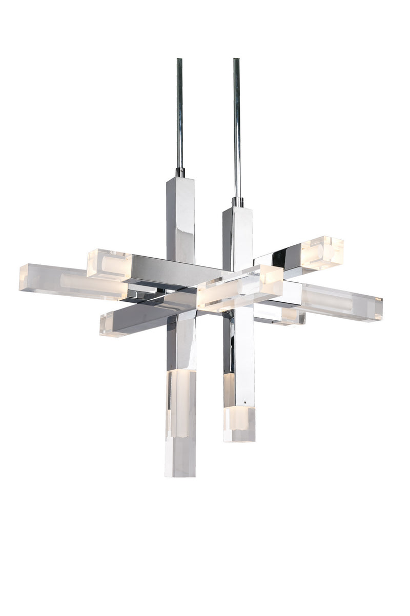 LED Pendant<br /><span style="color:#4AB0CE;">Entrega: 4-10 dias en USA</span><br /><span style="color:#4AB0CE;font-size:60%;">PREGUNTE POR ENTREGA EN PANAMA</span><br />Collection: Martelo<br />Finish: Chrome