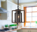 Varaluz - 285M01DOBL - One Light Mini Pendant - Rio Lobo - Dark Oak/Black