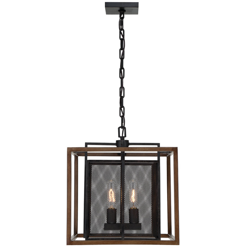 Two Light Pendant<br /><span style="color:#4AB0CE;">Entrega: 4-10 dias en USA</span><br /><span style="color:#4AB0CE;font-size:60%;">PREGUNTE POR ENTREGA EN PANAMA</span><br />Collection: Rio Lobo<br />Finish: Dark Oak/Black