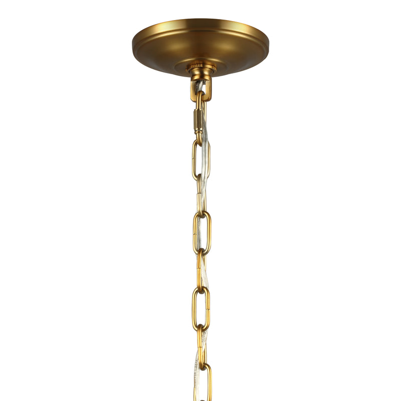 Three Light Pendant<br /><span style="color:#4AB0CE;">Entrega: 4-10 dias en USA</span><br /><span style="color:#4AB0CE;font-size:60%;">PREGUNTE POR ENTREGA EN PANAMA</span><br />Collection: Lawler<br />Finish: Burnished Brass