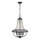 Four Light Chandelier<br /><span style="color:#4AB0CE;">Entrega: 15-16 semanas en USA</span><br /><span style="color:#4AB0CE;font-size:60%;">PREGUNTE POR ENTREGA EN PANAMA</span><br />Collection: Nori<br />Finish: Dark Weathered Zinc / Driftwood Grey