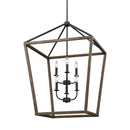 Six Light Chandelier<br /><span style="color:#4AB0CE;">Entrega: 4-10 dias en USA</span><br /><span style="color:#4AB0CE;font-size:60%;">PREGUNTE POR ENTREGA EN PANAMA</span><br />Collection: Gannet<br />Finish: Weathered Oak Wood / Antique Forged Iron
