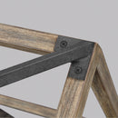 Six Light Chandelier<br /><span style="color:#4AB0CE;">Entrega: 4-10 dias en USA</span><br /><span style="color:#4AB0CE;font-size:60%;">PREGUNTE POR ENTREGA EN PANAMA</span><br />Collection: Gannet<br />Finish: Weathered Oak Wood / Antique Forged Iron