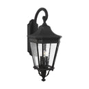 Generation Lighting - OL5424BK - Three Light Outdoor Wall Lantern - Cotswold Lane - Black