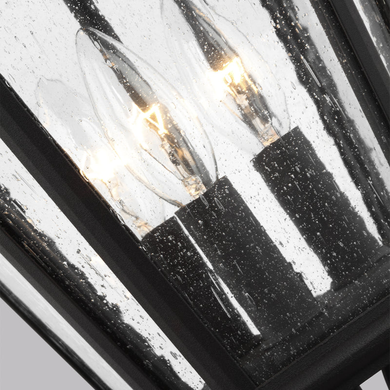 Generation Lighting - OL5427BK - Three Light Outdoor Post Lantern - Cotswold Lane - Black