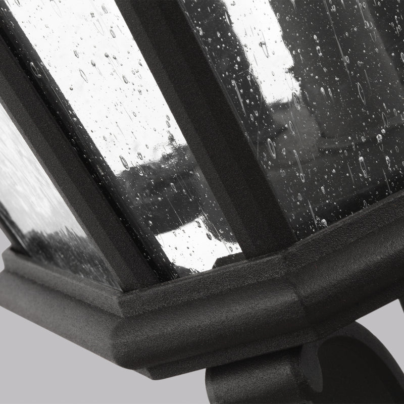 Generation Lighting - OL5428BK - Three Light Outdoor Post Lantern - Cotswold Lane - Black