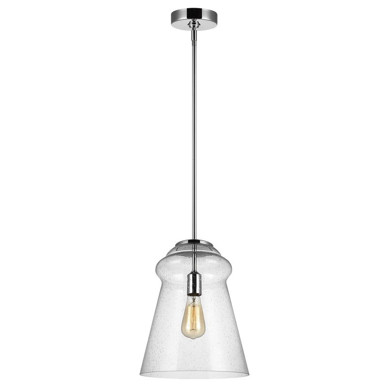 One Light Pendant<br /><span style="color:#4AB0CE;">Entrega: 4-10 dias en USA</span><br /><span style="color:#4AB0CE;font-size:60%;">PREGUNTE POR ENTREGA EN PANAMA</span><br />Collection: Loras<br />Finish: Chrome