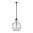 One Light Pendant<br /><span style="color:#4AB0CE;">Entrega: 4-10 dias en USA</span><br /><span style="color:#4AB0CE;font-size:60%;">PREGUNTE POR ENTREGA EN PANAMA</span><br />Collection: Baylor<br />Finish: Satin Nickel