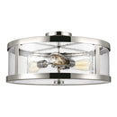 Three Light Semi-Flush Mount<br /><span style="color:#4AB0CE;">Entrega: 4-10 dias en USA</span><br /><span style="color:#4AB0CE;font-size:60%;">PREGUNTE POR ENTREGA EN PANAMA</span><br />Collection: Harrow<br />Finish: Polished Nickel