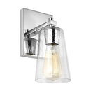 One Light Wall Sconce<br /><span style="color:#4AB0CE;">Entrega: 3-4 semanas en USA</span><br /><span style="color:#4AB0CE;font-size:60%;">PREGUNTE POR ENTREGA EN PANAMA</span><br />Collection: Mercer<br />Finish: Chrome
