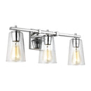 Three Light Vanity<br /><span style="color:#4AB0CE;">Entrega: 4-10 dias en USA</span><br /><span style="color:#4AB0CE;font-size:60%;">PREGUNTE POR ENTREGA EN PANAMA</span><br />Collection: Mercer<br />Finish: Chrome