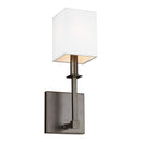 One Light Wall Sconce<br /><span style="color:#4AB0CE;">Entrega: 3-4 semanas en USA</span><br /><span style="color:#4AB0CE;font-size:60%;">PREGUNTE POR ENTREGA EN PANAMA</span><br />Collection: Quinn<br />Finish: Antique Bronze