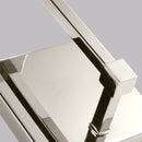One Light Wall Sconce<br /><span style="color:#4AB0CE;">Entrega: 4-10 dias en USA</span><br /><span style="color:#4AB0CE;font-size:60%;">PREGUNTE POR ENTREGA EN PANAMA</span><br />Collection: Quinn<br />Finish: Polished Nickel