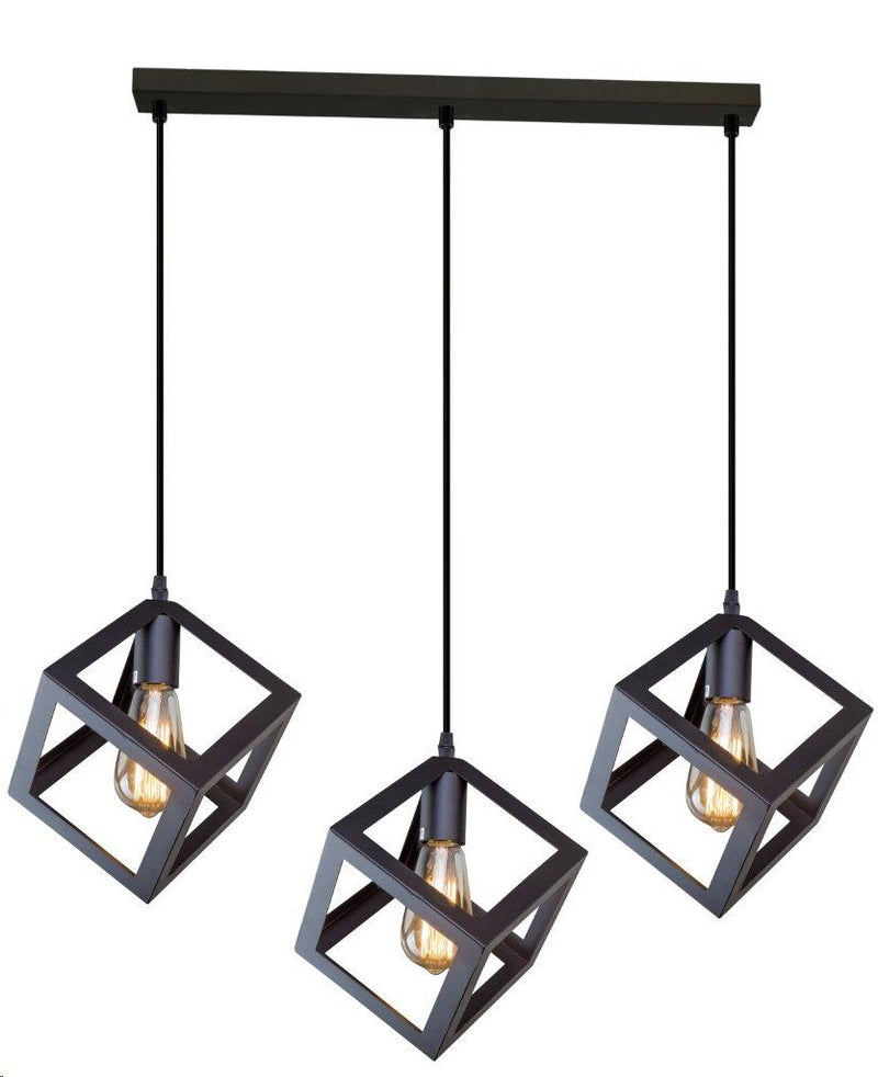 LÁMPARA TECHO COLGANTE MODERNA DECORATIVA 3XE27-60W (NO INCLUIDO) 110-240V 50-60HZ.