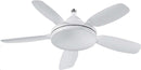 Abanico De Techo 32” Rosca E27 22W, 1760Lm, Cct 3000K, 4000K, 6000K Dimeable  3 Velocidades Control Remoto 110-240V.