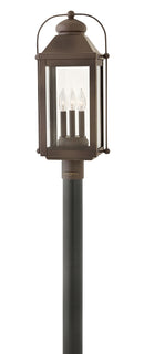 Hinkley - 1851LZ-LL - LED Post Top or Pier Mount Lantern - Anchorage - Light Oiled Bronze