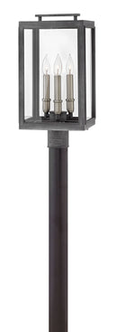 Hinkley - 2911DZ - LED Post Top or Pier Mount Lantern - Sutcliffe - Aged Zinc
