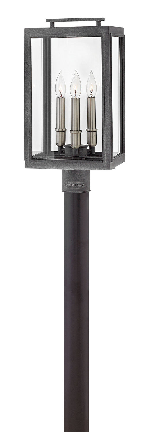 Hinkley - 2911DZ-LL - LED Post Top or Pier Mount Lantern - Sutcliffe - Aged Zinc