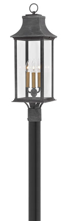 Hinkley - 2931DZ - LED Post Top or Pier Mount Lantern - Adair - Aged Zinc
