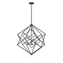 Four Light Chandelier<br /><span style="color:#4AB0CE;">Entrega: 4-10 dias en USA</span><br /><span style="color:#4AB0CE;font-size:60%;">PREGUNTE POR ENTREGA EN PANAMA</span><br />Collection: Artistry<br />Finish: Matte Black & Harvest Brass