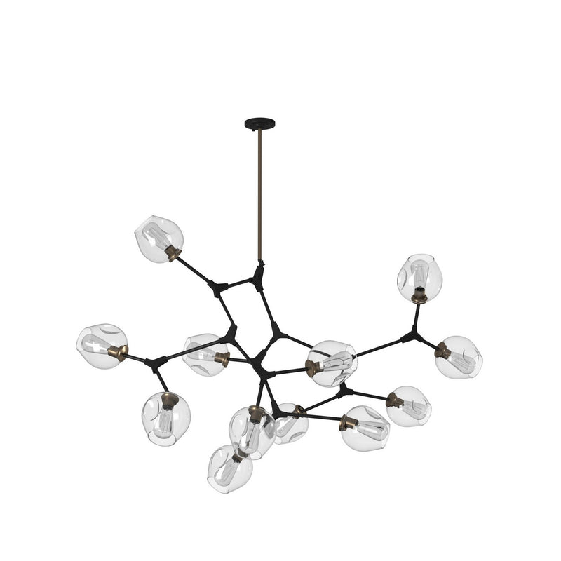 12 Light Chandelier<br /><span style="color:#4AB0CE;">Entrega: 4-10 dias en USA</span><br /><span style="color:#4AB0CE;font-size:60%;">PREGUNTE POR ENTREGA EN PANAMA</span><br />Collection: Organic<br />Finish: Vintage Brass