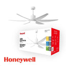 ABANICO DE TECHO LUXIA 66" BLANCO CON LUZ  LED 20W CONTROL REMOTO