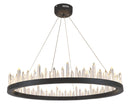 Elegant Lighting - 1705D31SDG - LED Chandelier - Malta - Satin Dark Grey